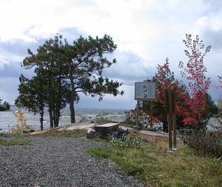 Cranberrry Trail overlooking Lake Nipissing
